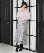 画像をギャラリービューアに読み込む, Vネックシャギーカーディガン/TT548406