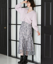 画像をギャラリービューアに読み込む, Vネックシャギーカーディガン/TT548406