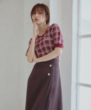 画像をギャラリービューアに読み込む, ラップ風Aラインタックスカート/MM537204