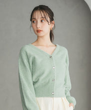 画像をギャラリービューアに読み込む, Vネックシャギーカーディガン/TT548402