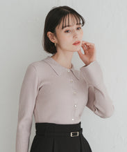 画像をギャラリービューアに読み込む, 衿付袖フレアニット/TT548312