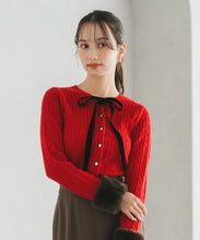 画像をギャラリービューアに読み込む, ケーブルリボンカーディガン/TT548408