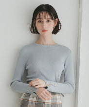 画像をギャラリービューアに読み込む, 袖スリットボタンリブニット/TT548311