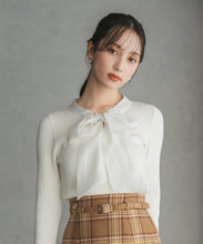 画像をギャラリービューアに読み込む, シアーボウタイリブニット/TT548319