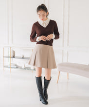 画像をギャラリービューアに読み込む, レースシャツドッキングニット/MM548319