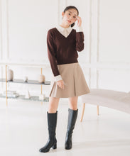 画像をギャラリービューアに読み込む, レースシャツドッキングニット/MM548319