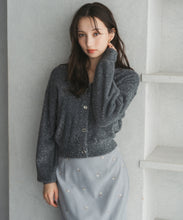 画像をギャラリービューアに読み込む, Vネックシャギーカーディガン/TT548402