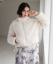 画像をギャラリービューアに読み込む, サイドリボンフード付ショートダウン/TT548601