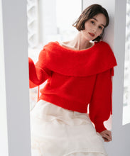 画像をギャラリービューアに読み込む, オフショルミドルゲージニット/TT548307