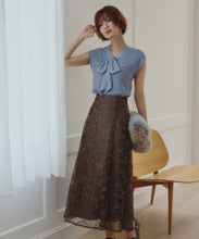 画像をギャラリービューアに読み込む, ループラメ刺繍スカート/MM537205