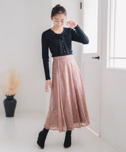 画像をギャラリービューアに読み込む, ラメ配色ボウタイニット/MM548322