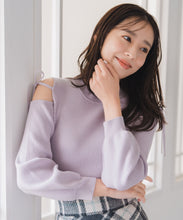 画像をギャラリービューアに読み込む, 肩開きリボンニット/MM548315