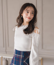 画像をギャラリービューアに読み込む, 肩開きリボンニット/MM548315