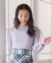 画像をギャラリービューアに読み込む, 肩開きリボンニット/MM548315