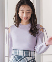 画像をギャラリービューアに読み込む, 肩開きリボンニット/MM548315