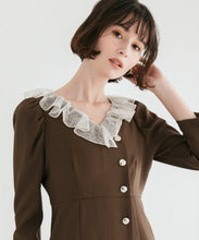 画像をギャラリービューアに読み込む, レースフリルワンピース/TT547405