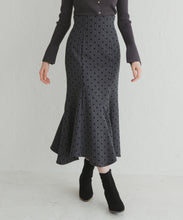 画像をギャラリービューアに読み込む, ストライプドットフロッキーマーメイドスカート/TT547214
