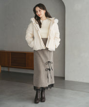 画像をギャラリービューアに読み込む, フードファー付ショートダウン/TT548602