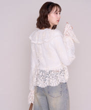 画像をギャラリービューアに読み込む, 【一部店舗限定】総レースラッフルフリルブラウス/MM658139