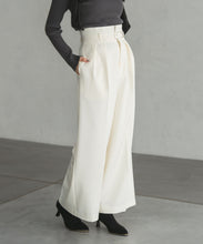 画像をギャラリービューアに読み込む, ベルト付きタックワイドパンツ/TT547301