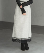 画像をギャラリービューアに読み込む, ツイードレーストリミングジャンスカ/TT547417