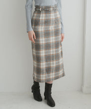 画像をギャラリービューアに読み込む, チェック柄ストレートスカート/TT547210