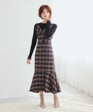 画像をギャラリービューアに読み込む, 袖シアーフリルベーシックリブニット /MM548305