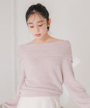 画像をギャラリービューアに読み込む, フワモコオフショルニット/MM548317