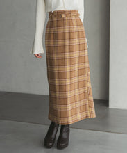 画像をギャラリービューアに読み込む, チェック柄ストレートスカート/TT547210