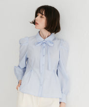 画像をギャラリービューアに読み込む, 襟付きボウタイシャツブラウス/TT548102