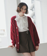 画像をギャラリービューアに読み込む, ビジュー釦ミドルカーディガン/TT548403