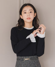 画像をギャラリービューアに読み込む, フリルレイヤードニット/MM548316