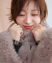 画像をギャラリービューアに読み込む, 【再入荷】【グレージュのみ12月下旬予約】ブローチ付きポンチョコート/MM548603