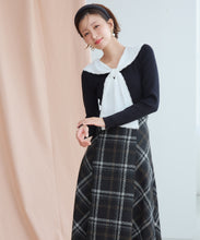 画像をギャラリービューアに読み込む, セーラーカラーニット/MM548312