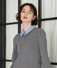 画像をギャラリービューアに読み込む, 襟付きミニニットワンピース/TT547406