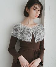 画像をギャラリービューアに読み込む, ビックレース衿マーメイドワンピース/TT547410