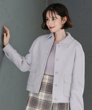 画像をギャラリービューアに読み込む, 【予約販売/11月上旬発売予定】ステンカラーポケットショートコート/TT548604