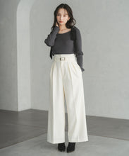 画像をギャラリービューアに読み込む, 【再入荷】ベロア肩リボンニット/TT538309