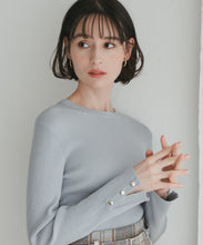 画像をギャラリービューアに読み込む, 袖スリットボタンリブニット/TT548311