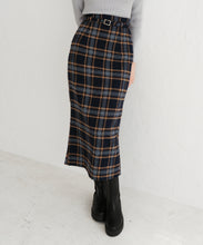 画像をギャラリービューアに読み込む, チェック柄ストレートスカート/TT547210