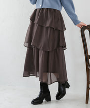 画像をギャラリービューアに読み込む, ティアードイレヘムスカート/TT547208