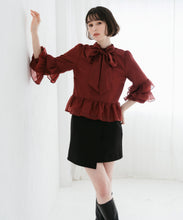 画像をギャラリービューアに読み込む, ティアード袖ブラウス/TT548101
