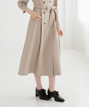 画像をギャラリービューアに読み込む, ビッグ襟付きトレンチ風ワンピース/TT547401