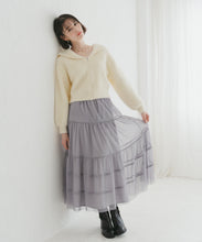 画像をギャラリービューアに読み込む, ふわふわセーラーカラーニット/TT548407