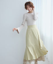 画像をギャラリービューアに読み込む, ラッフル裾シアースカート/MM547208