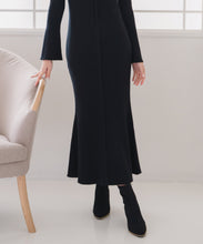 画像をギャラリービューアに読み込む, レースチュール襟マーメイドニットワンピース/MM547418