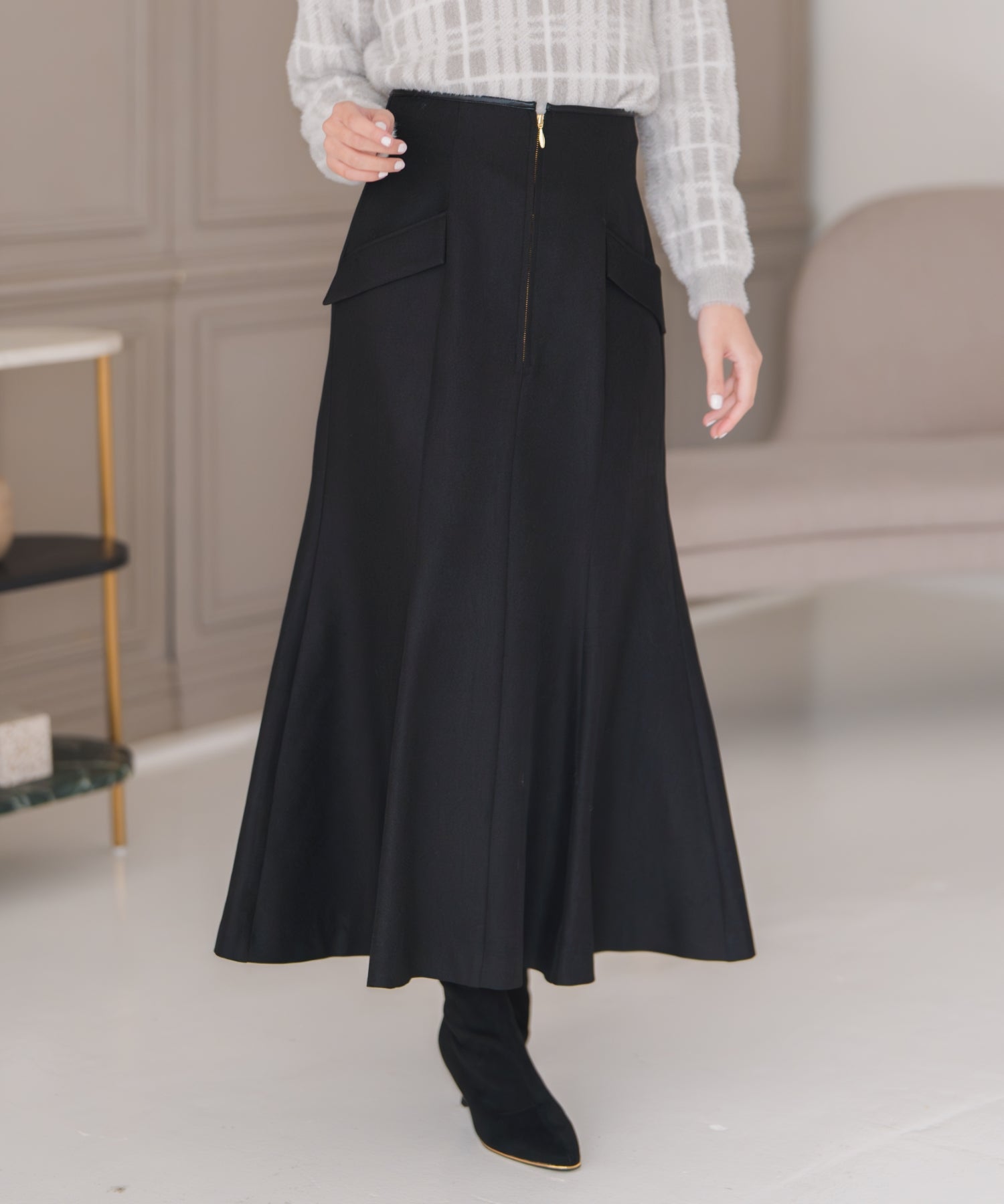 フロントジップマーメイドスカート/MM547216 – MISCH MASCH|31 Sons de