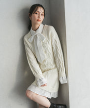 画像をギャラリービューアに読み込む, シャツレイヤードケーブルワンピース/TT547415