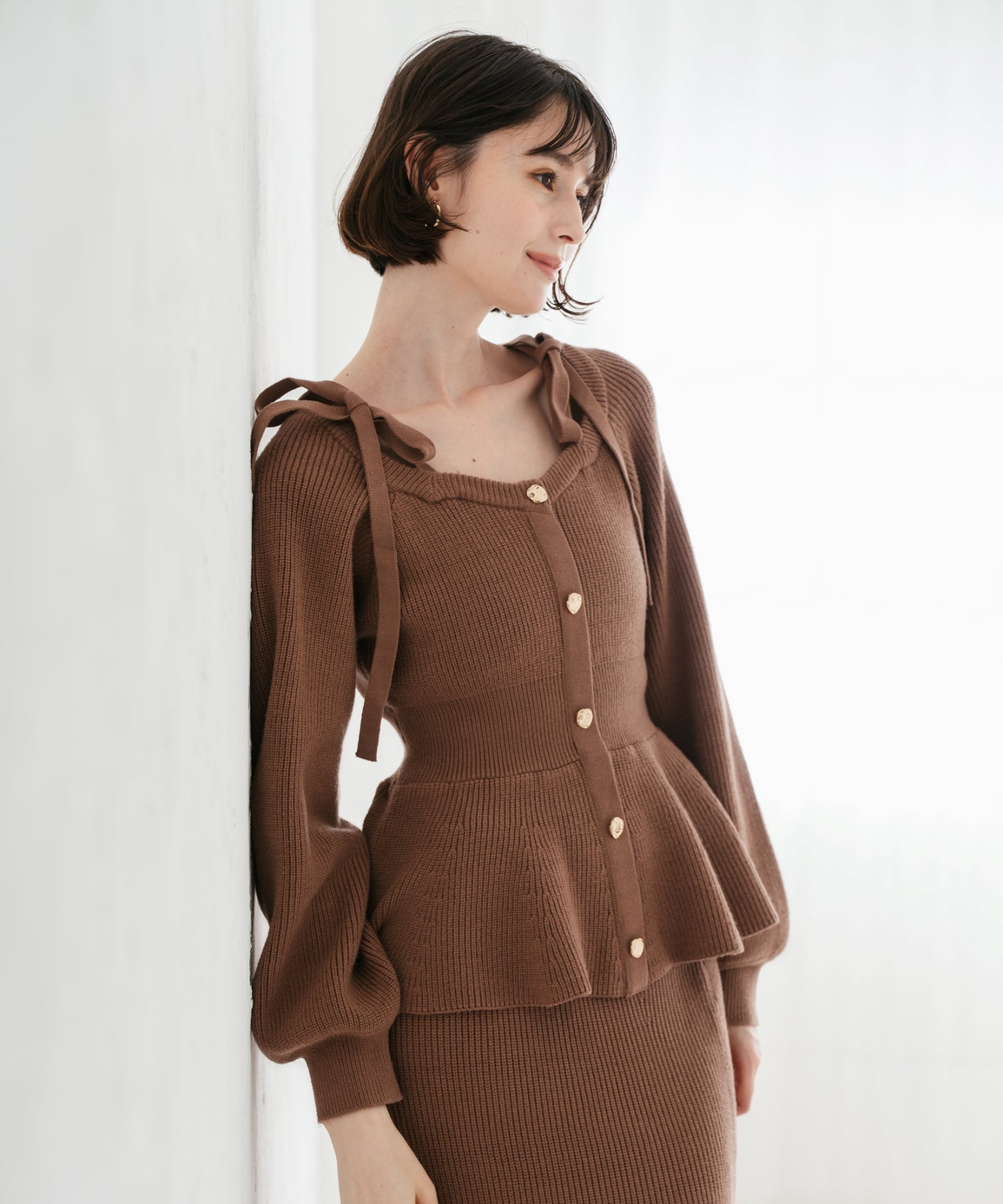 ペプラムニットスカートセット/TT547407 – MISCH MASCH|31 Sons de mode