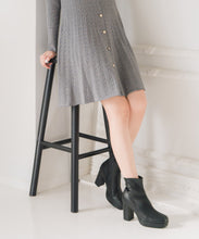 画像をギャラリービューアに読み込む, 【WEB限定予約販売/12月上旬発売予定】襟付きケーブルミニニットワンピース/MM547424